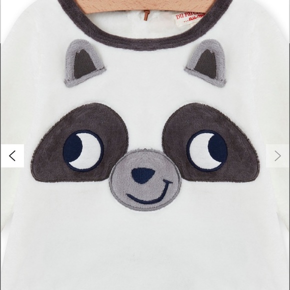Du Pareil sz 6 months Racoon Outfit - Picture 3 of 7
